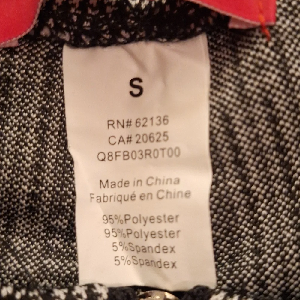 Guess Marcella Stripe Jet Blk Plaid Multi  W/ Maroon & White Stripes on Side SP - Picture 7 of 8